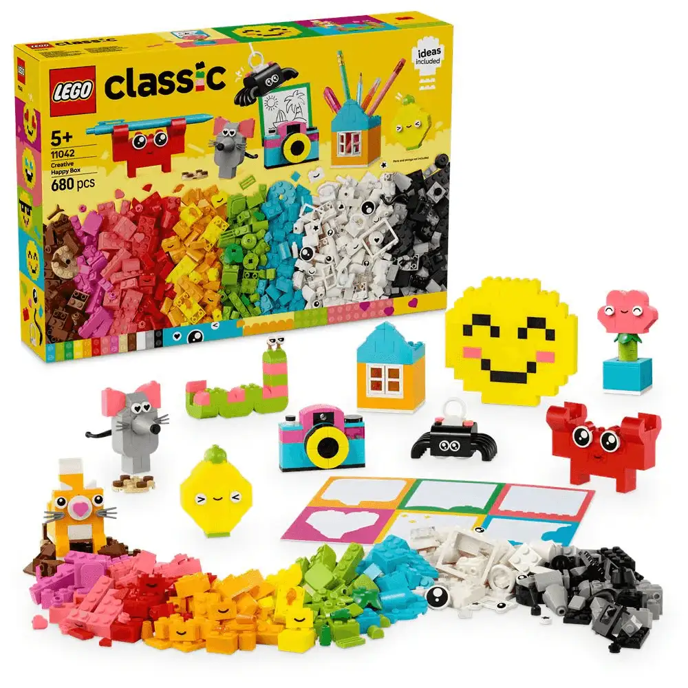 LEGO Classic Caja Feliz Creativa Ladrillos de colores 11042