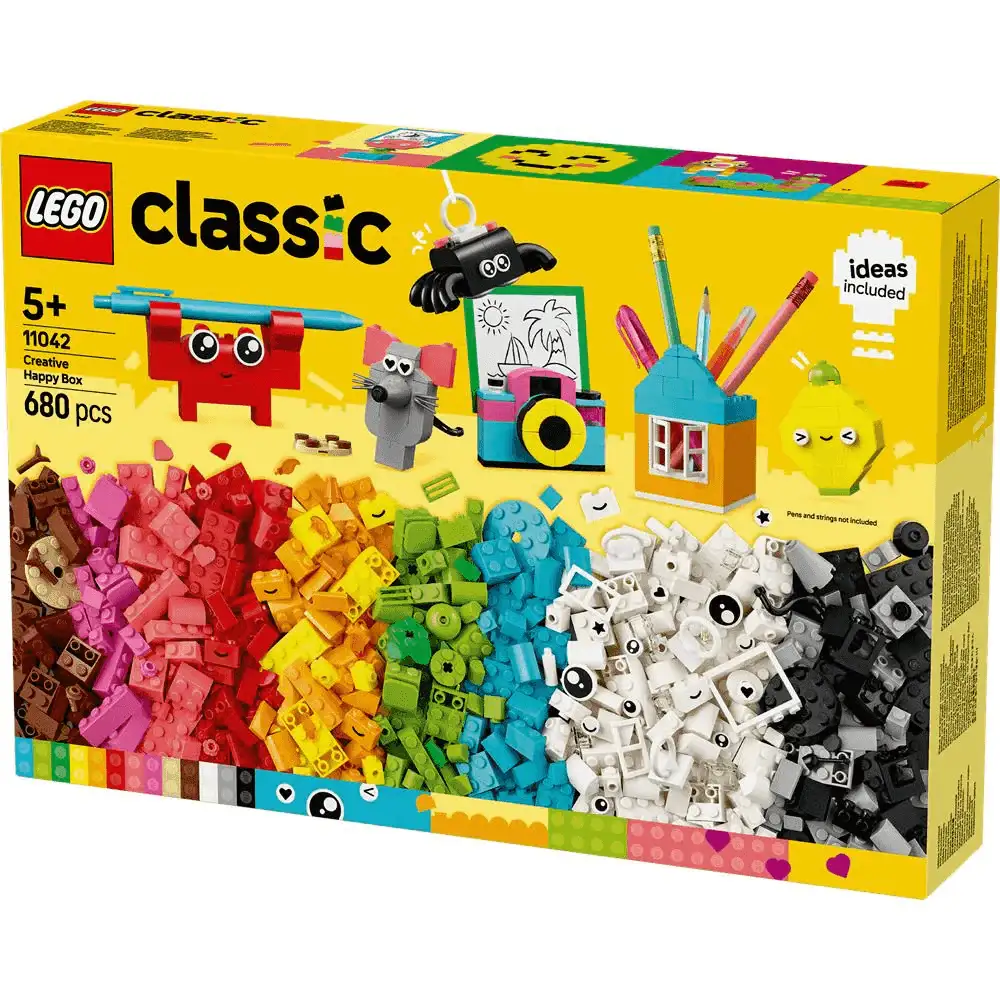 LEGO Classic Caja Feliz Creativa Ladrillos de colores 11042 - Image 3