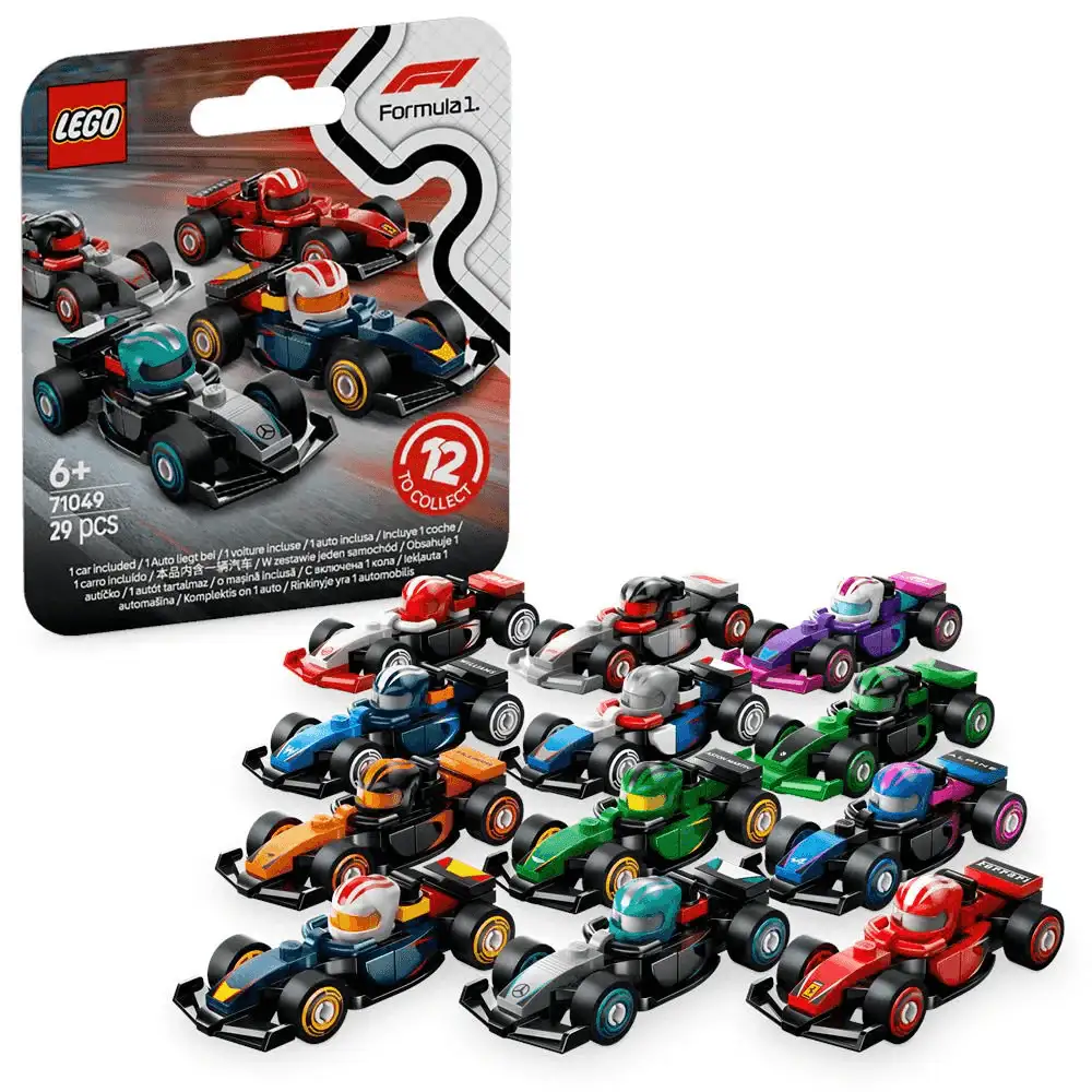 LEGO Coches de F1 Coleccionables Kit de Vehículos 71049