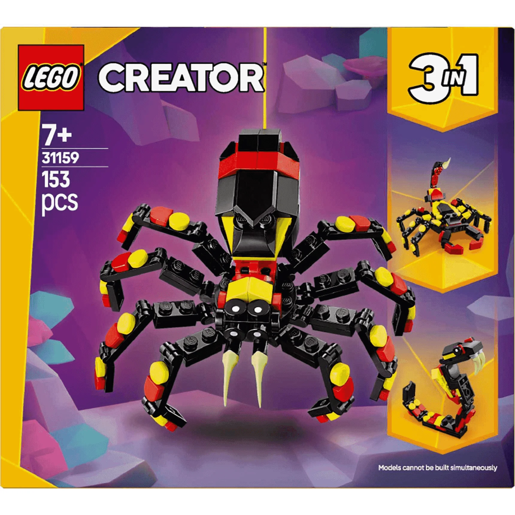 LEGO Creator 3en1 Fauna Salvaje: Araña Misteriosa 31159 - Image 3