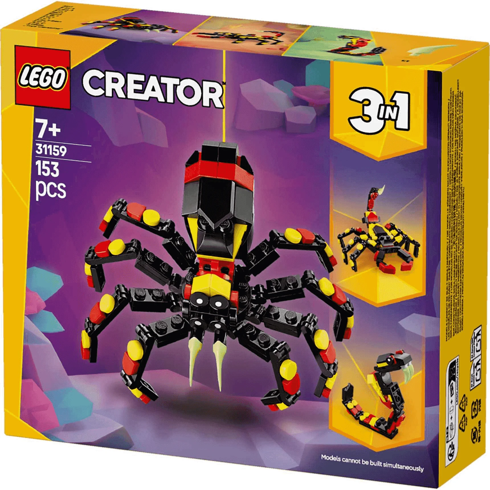 LEGO Creator 3en1 Fauna Salvaje: Araña Misteriosa 31159 - Image 4