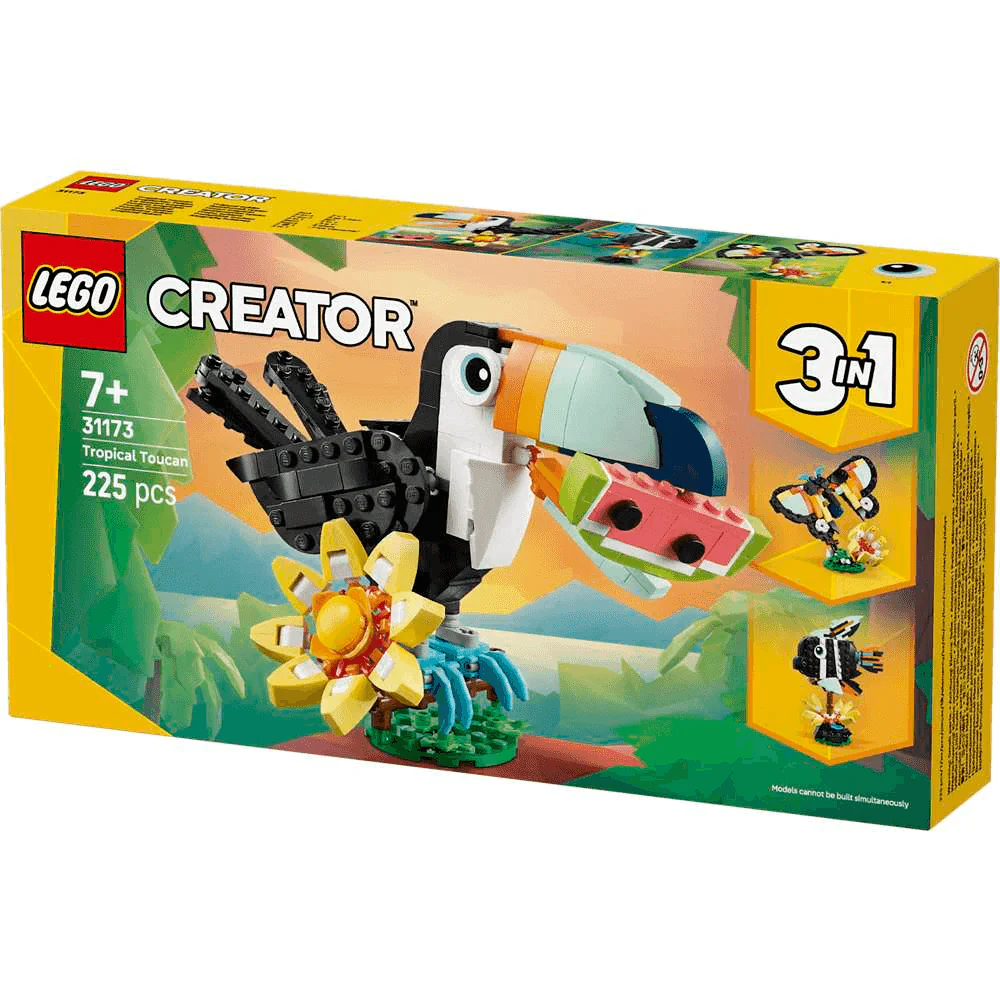 LEGO Creator 3en1 Fauna Salvaje: Tucán Tropical Juego 31173 (225 piezas) - 7+ años - Image 3