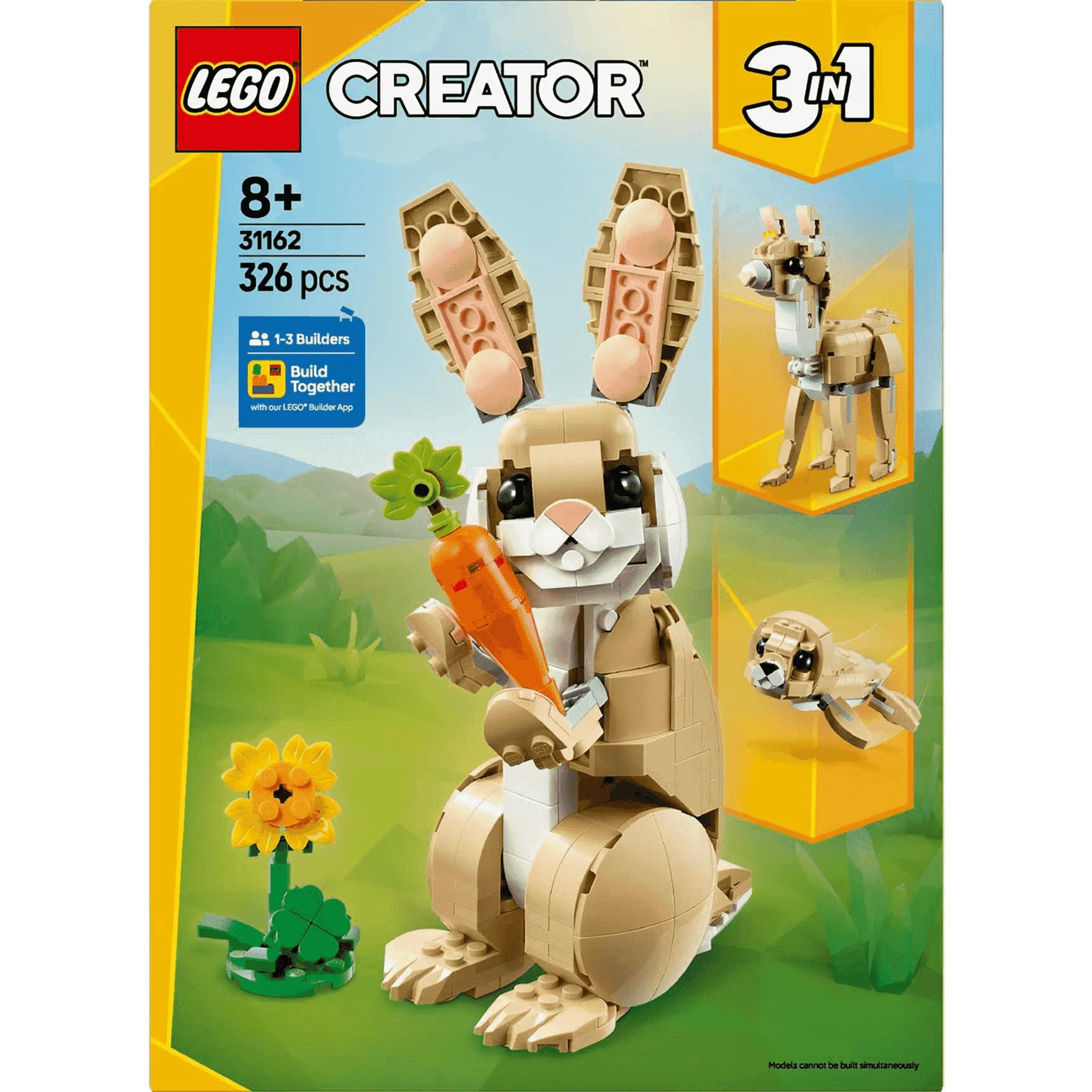 LEGO Creator 3en1 Lindo Conejito Juego con animales 31162 - Image 3
