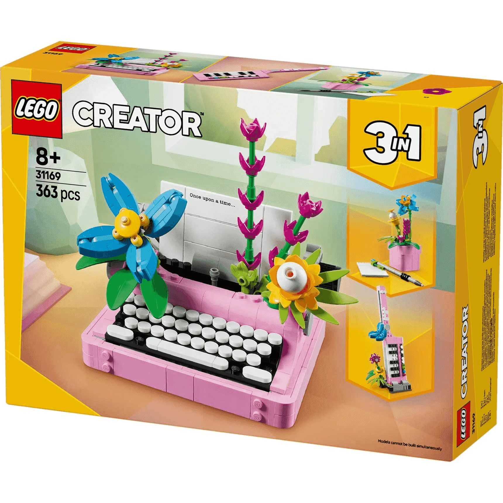 LEGO Creator 3en1 Máquina de Escribir con Flores Set 31169 - Image 4