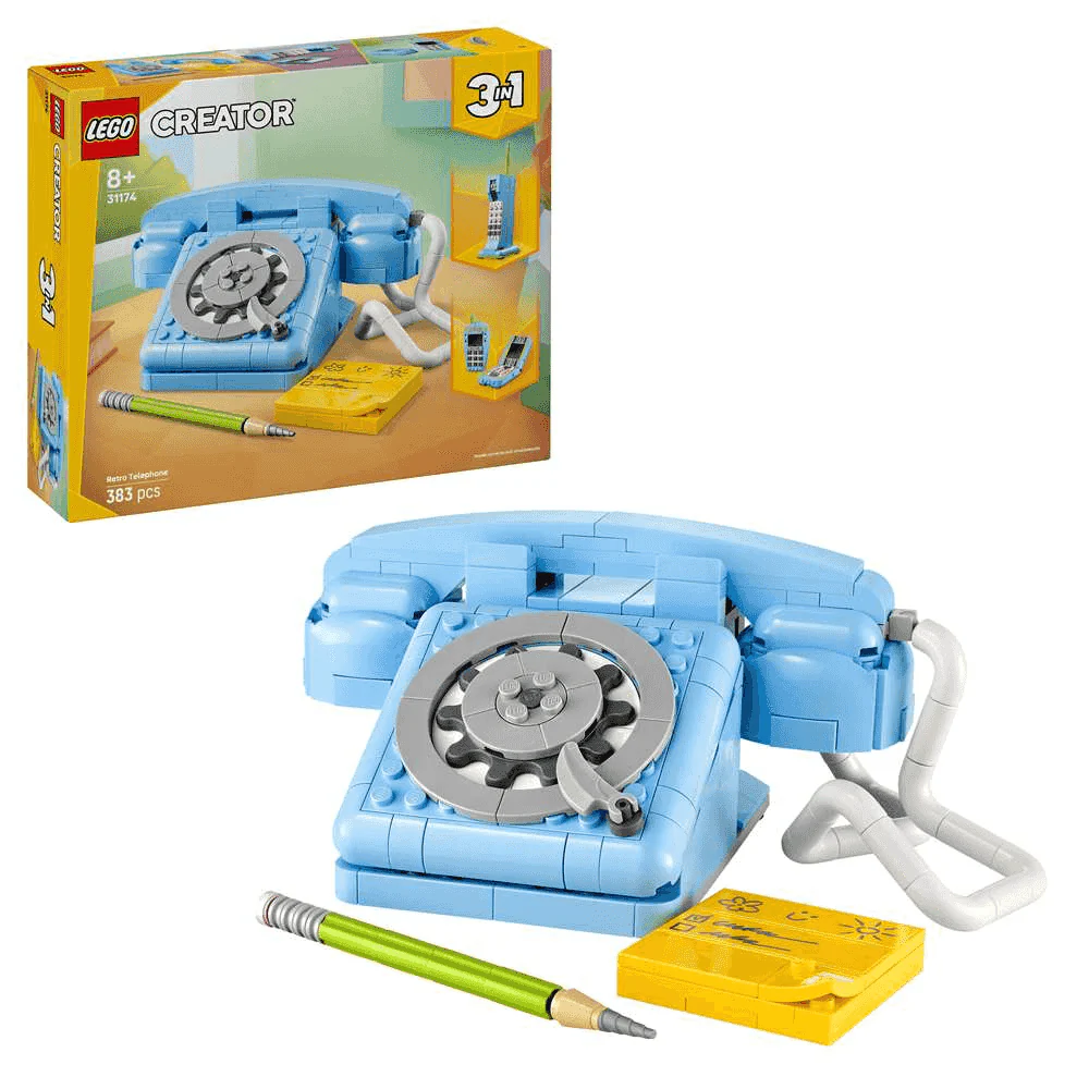LEGO Creator 3en1 Teléfono Retro Juguetes Nostálgicos 31174 (383 piezas) - 8+ años - Image 2