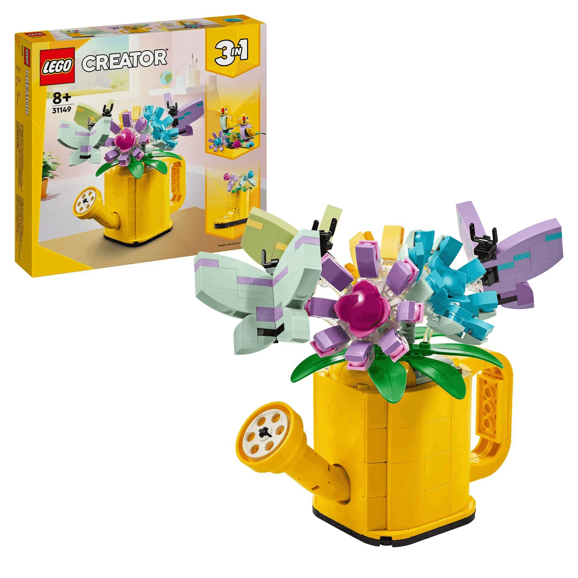 LEGO Creator Flores en Regadera Juguete 3en1 31149