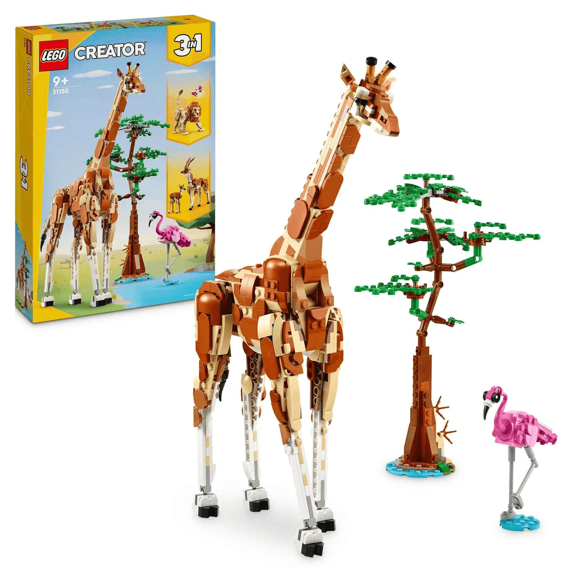 LEGO Creator Safari de Animales Salvajes Set 3en1 31150