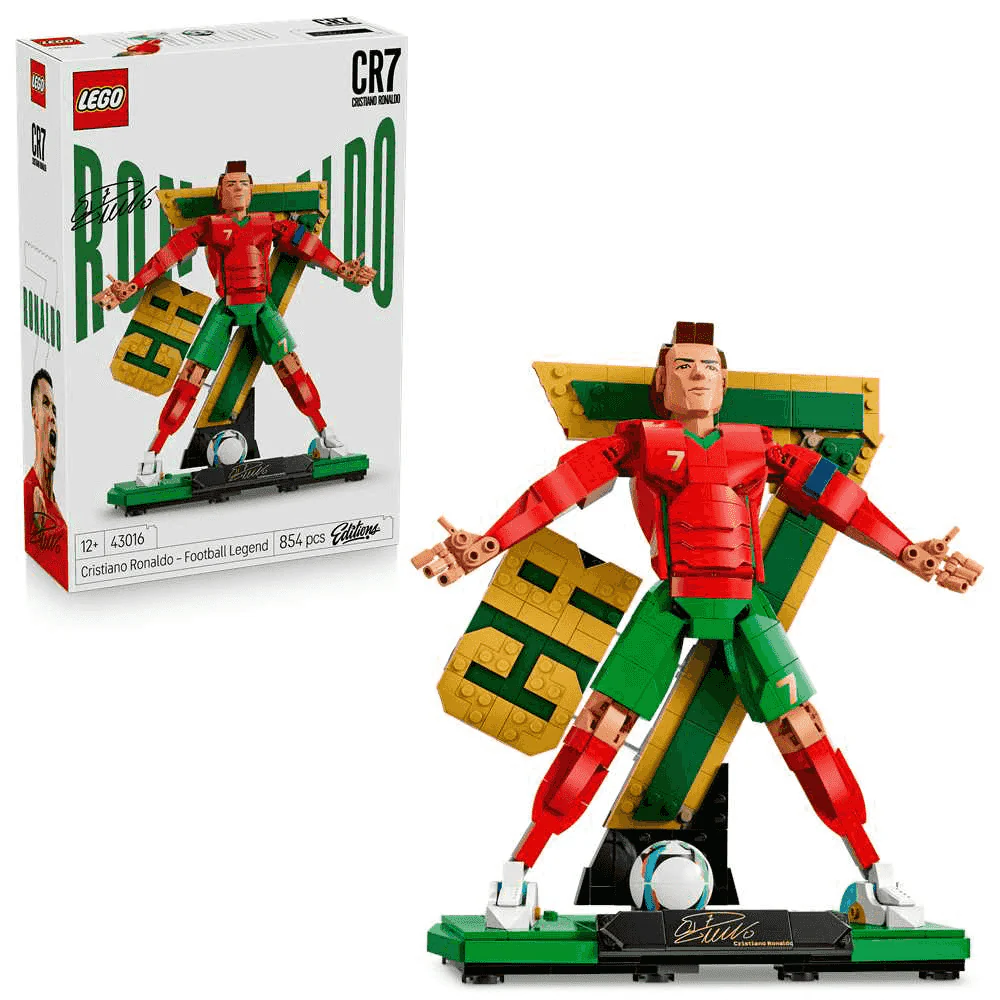 LEGO Cristiano Ronaldo Leyenda del Fútbol 43016 – Figura Coleccionable CR7 854 piezas (12+) - Image 2