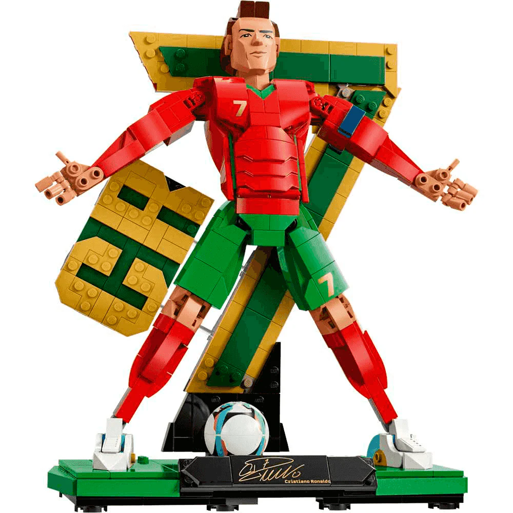 LEGO Cristiano Ronaldo Leyenda del Fútbol 43016 – Figura Coleccionable CR7 854 piezas (12+) - Image 3