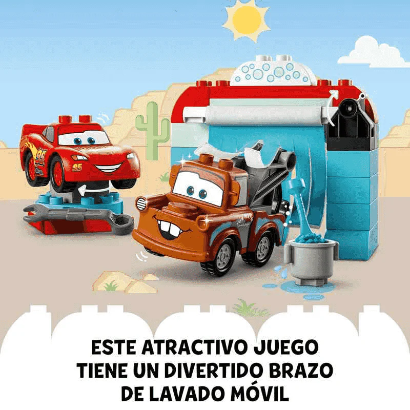 LEGO Diversión en el Autolavado con Rayo McQueen y Mate - Image 5