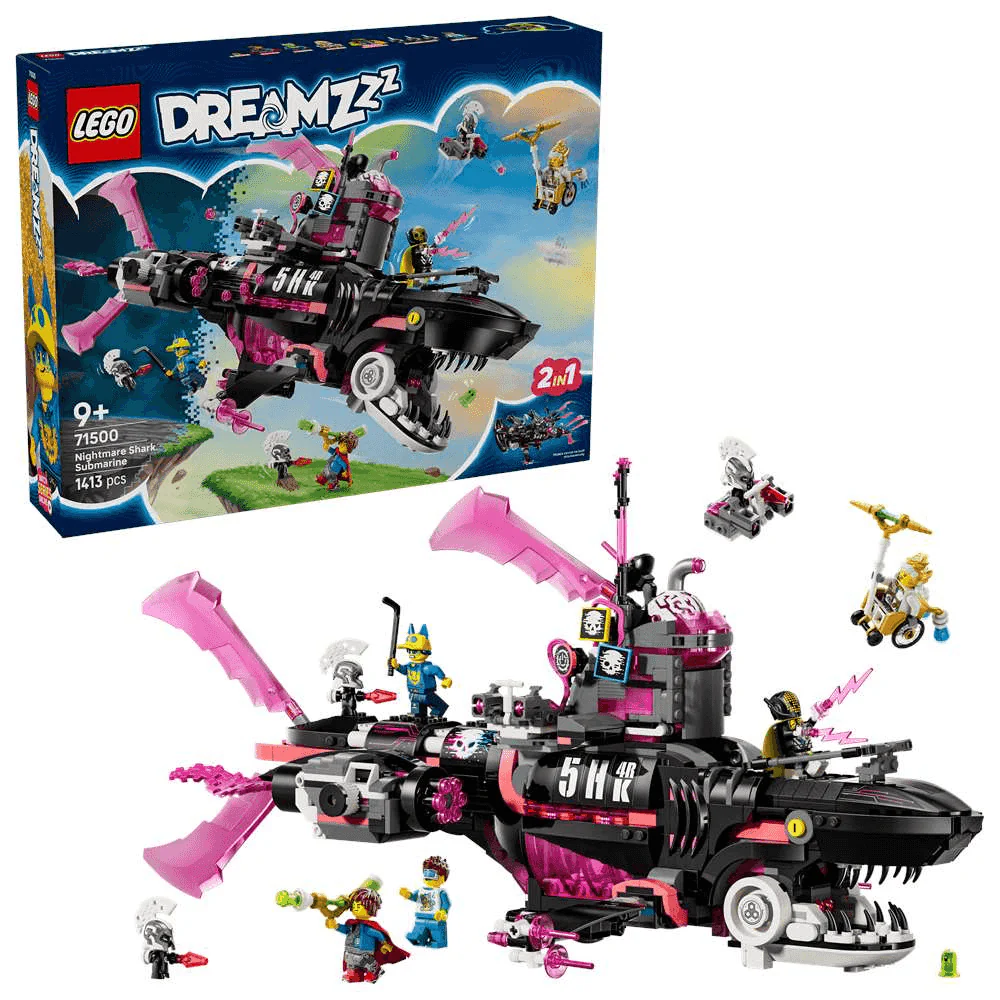 LEGO DREAMZzz Submarino-Tiburón de las Pesadillas 71500 (1413 piezas) - 9+ años - Image 2