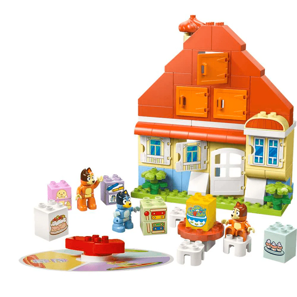 LEGO DUPLO Bluey Casa Familiar de Bluey con Juego de Memoria 10459 (83 piezas) - 3+ años