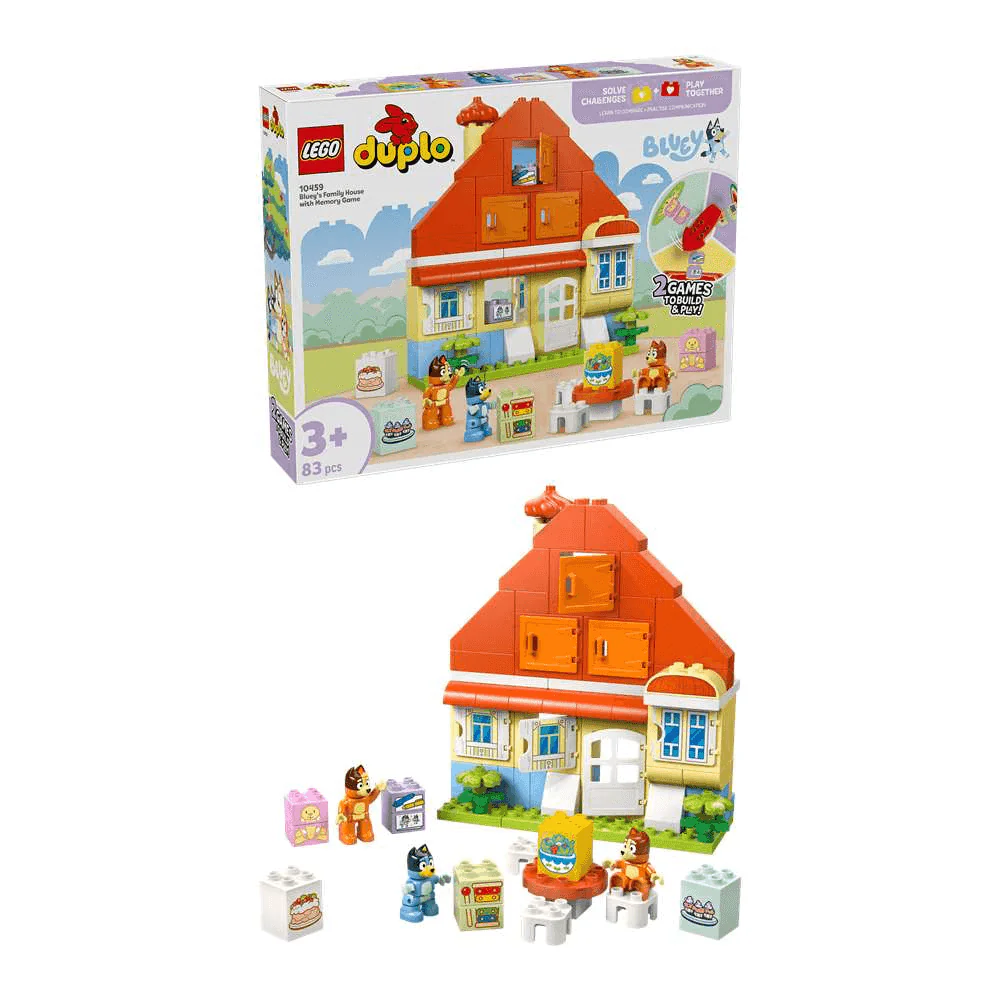 LEGO DUPLO Bluey Casa Familiar de Bluey con Juego de Memoria 10459 (83 piezas) - 3+ años - Image 2