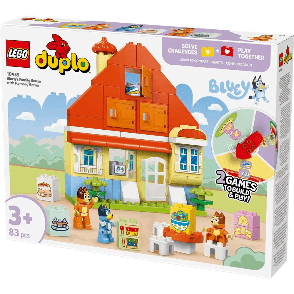 LEGO DUPLO Bluey Casa Familiar de Bluey con Juego de Memoria 10459 (83 piezas) - 3+ años - Image 3