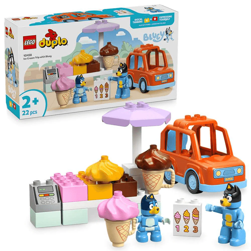 LEGO DUPLO Bluey Excursión a la Heladería con Bluey 10458 (22 piezas) - 24+ años - Image 2