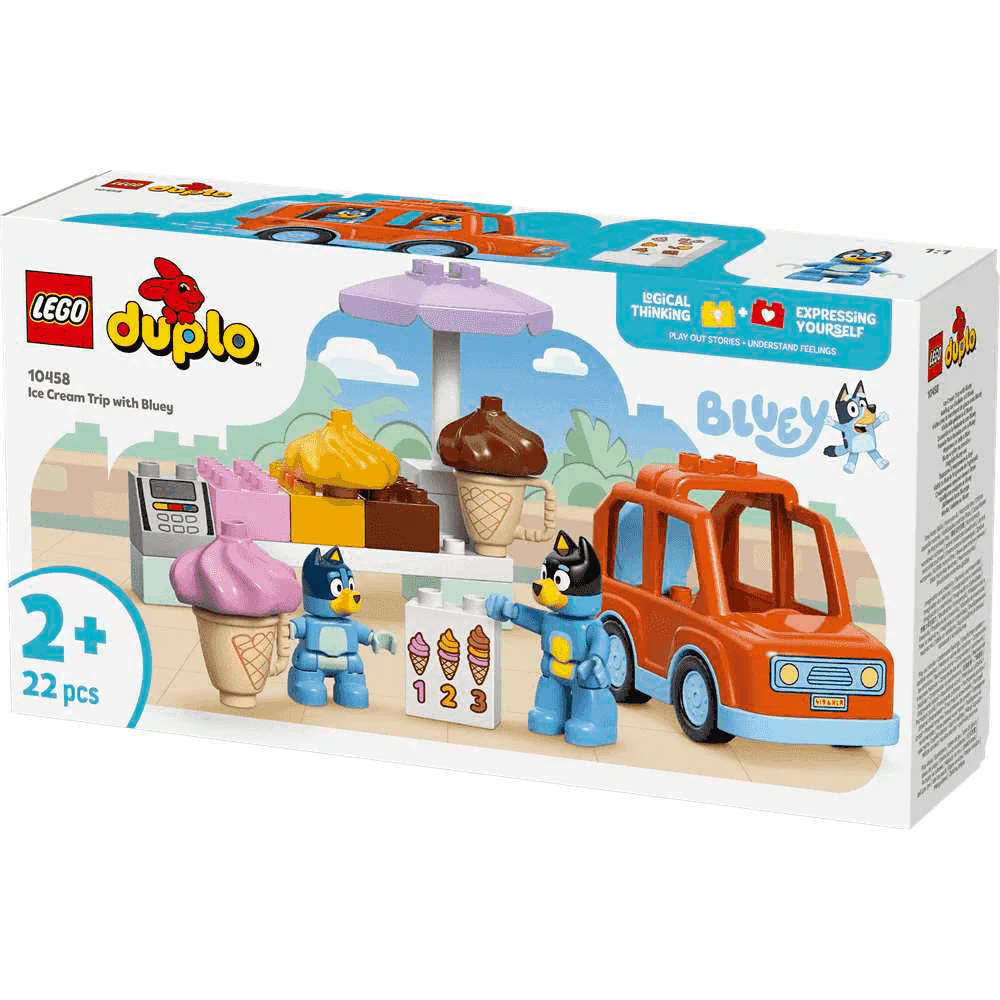 LEGO DUPLO Bluey Excursión a la Heladería con Bluey 10458 (22 piezas) - 24+ años - Image 3