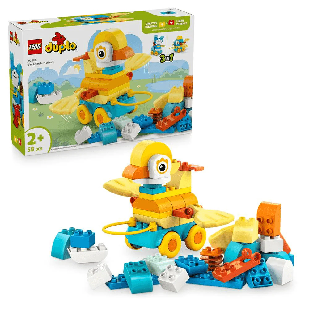 LEGO DUPLO Mi Ciudad Animales sobre Ruedas 3en1 10448 (58 piezas) - 24+ años - Image 2