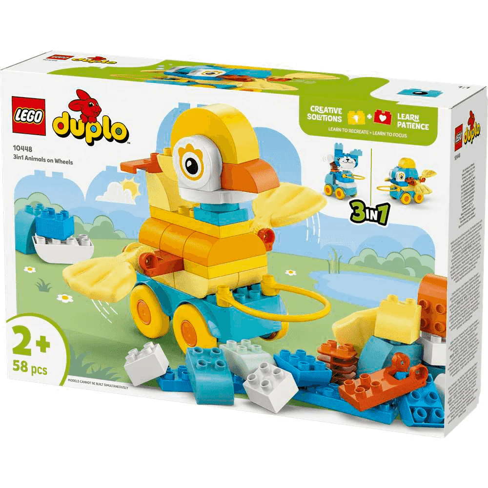LEGO DUPLO Mi Ciudad Animales sobre Ruedas 3en1 10448 (58 piezas) - 24+ años - Image 3