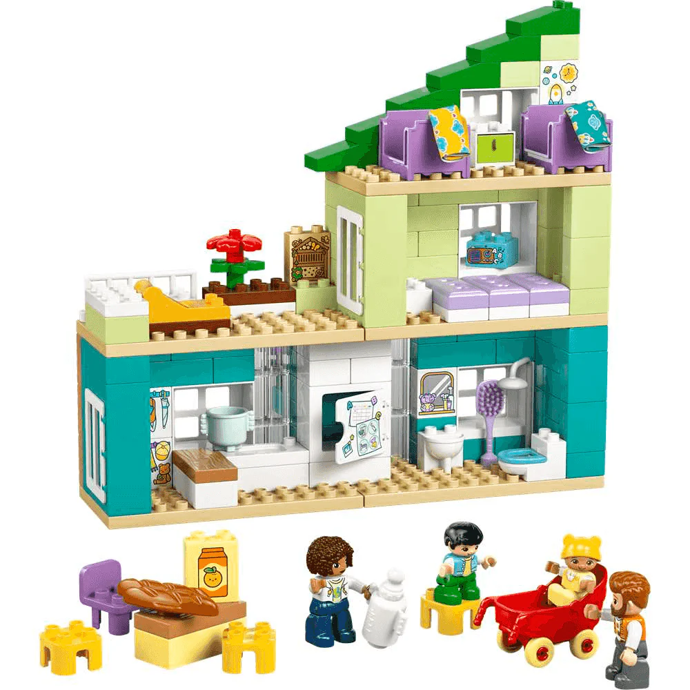 LEGO DUPLO Mi Ciudad Casa Familiar Moderna 3 en 1 con Figuras 10470