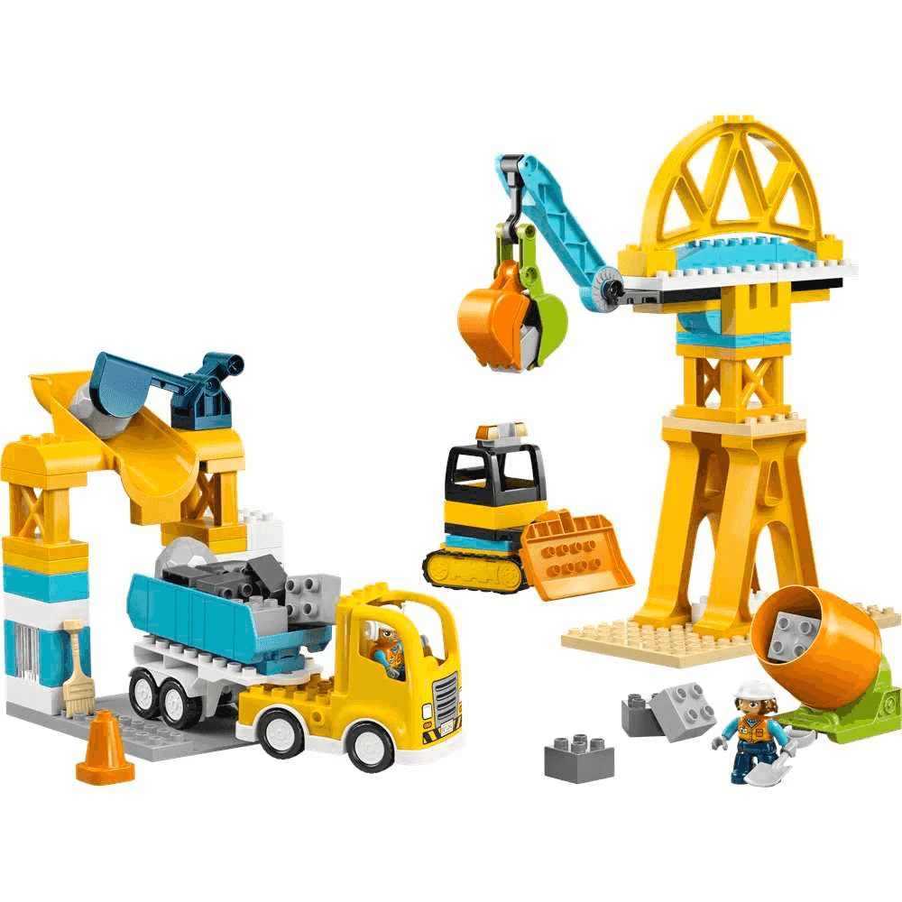 LEGO DUPLO Mi Ciudad Obra y Vehículos de Construcción “3 en 1” 10476