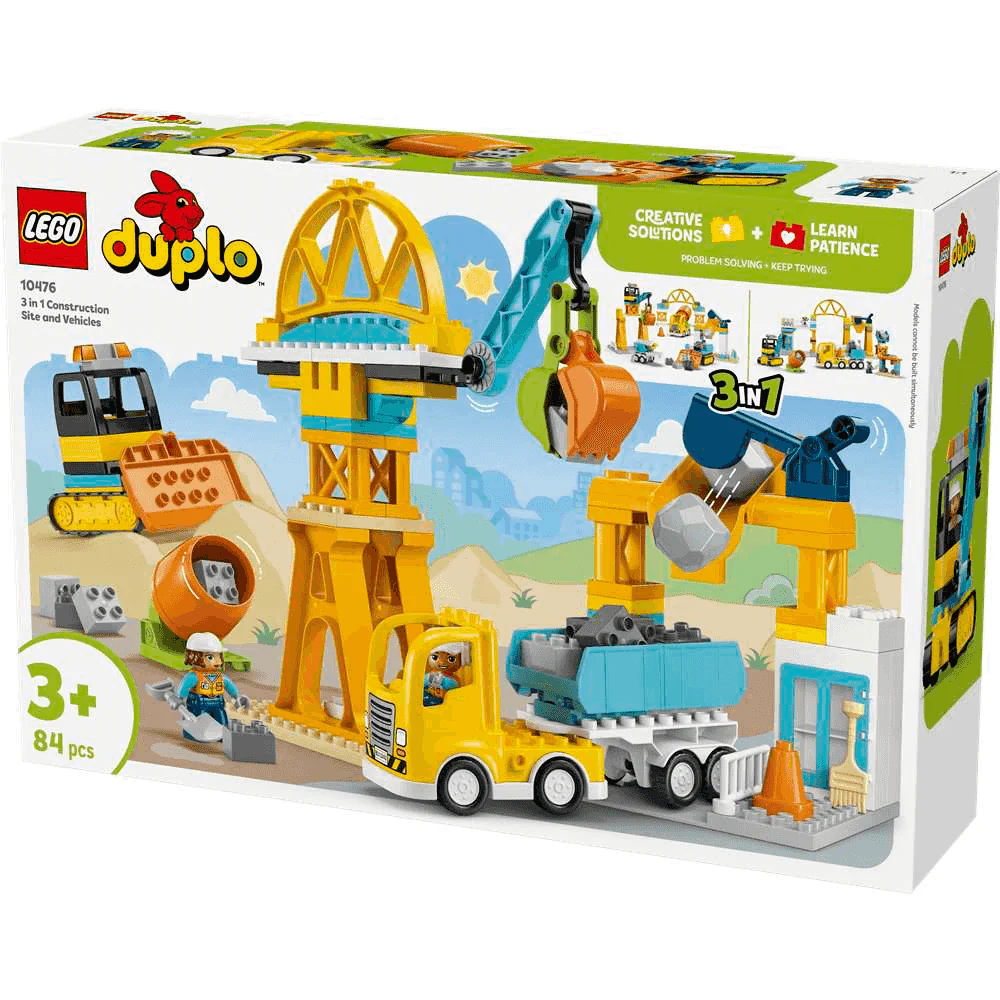 LEGO DUPLO Mi Ciudad Obra y Vehículos de Construcción “3 en 1” 10476 - Image 3