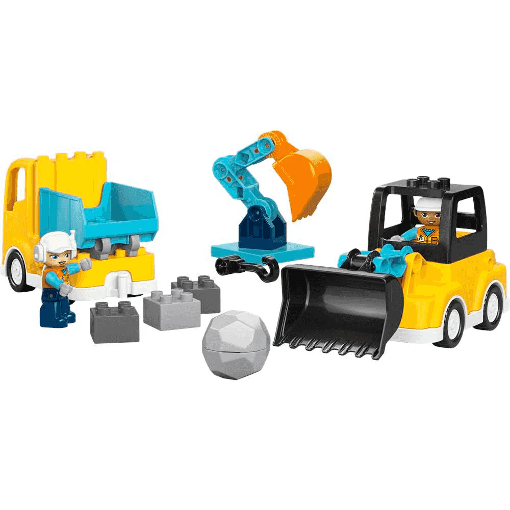 LEGO DUPLO Mi Ciudad Vehículos de Construcción “3 en 1” 10475