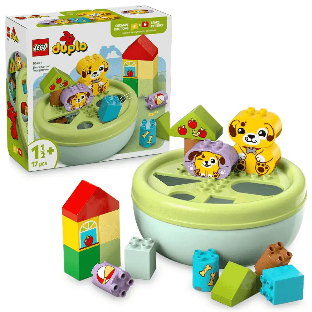 LEGO DUPLO Mi Primer Clasificador de Formas: Casa de los Perritos 10441