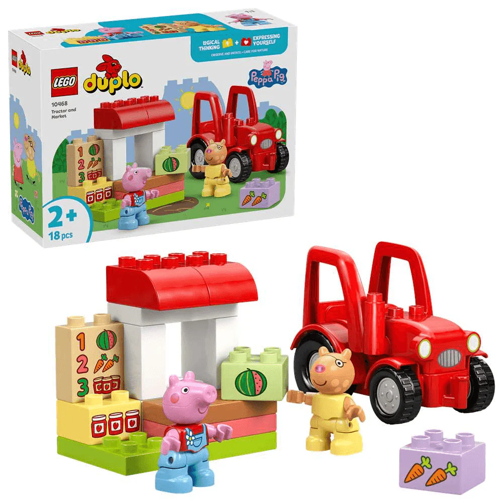 LEGO DUPLO Peppa Pig Tractor y Mercado – Juguete – 10468 - Image 2