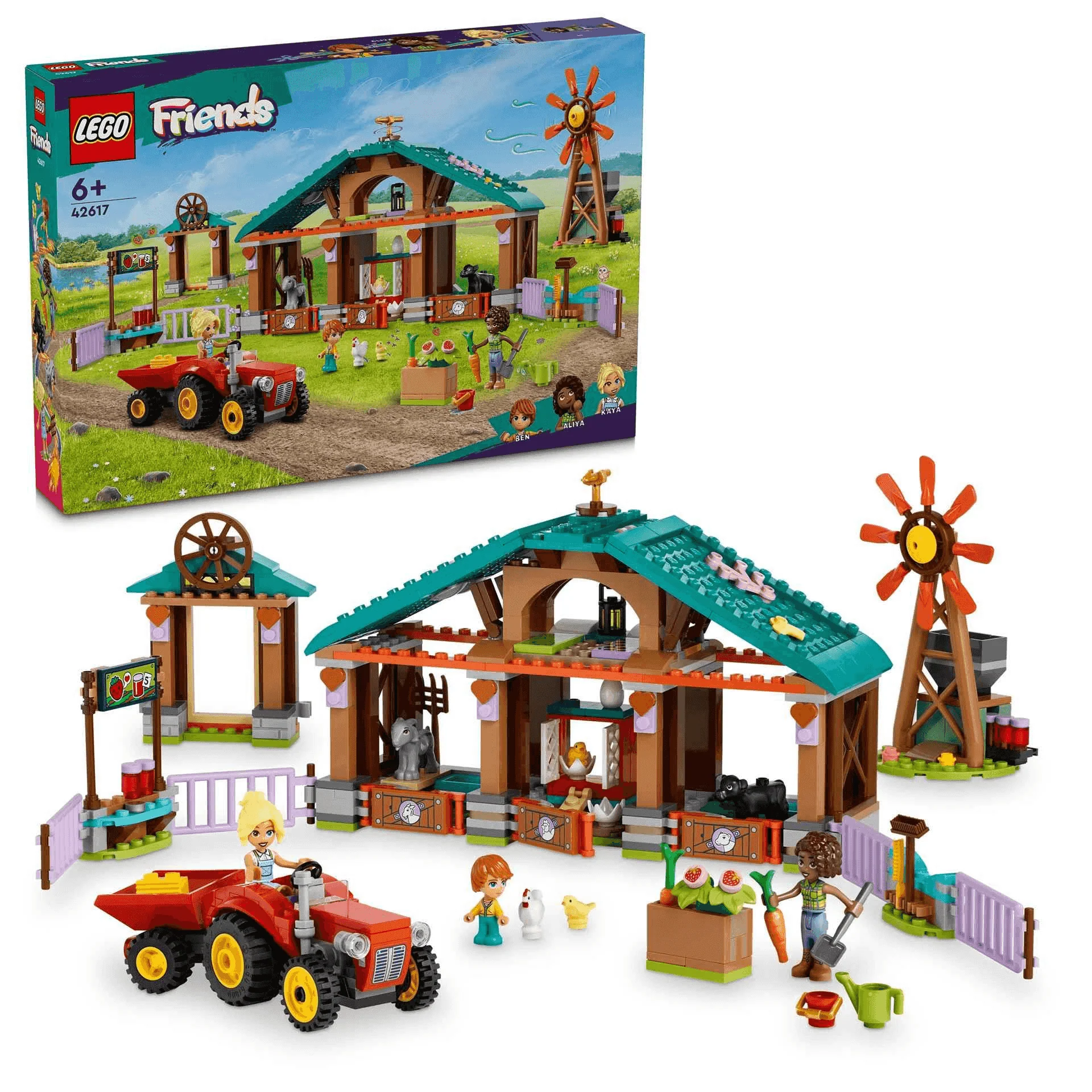 LEGO Friends Albergue de Animales de Granja Juguete 42617