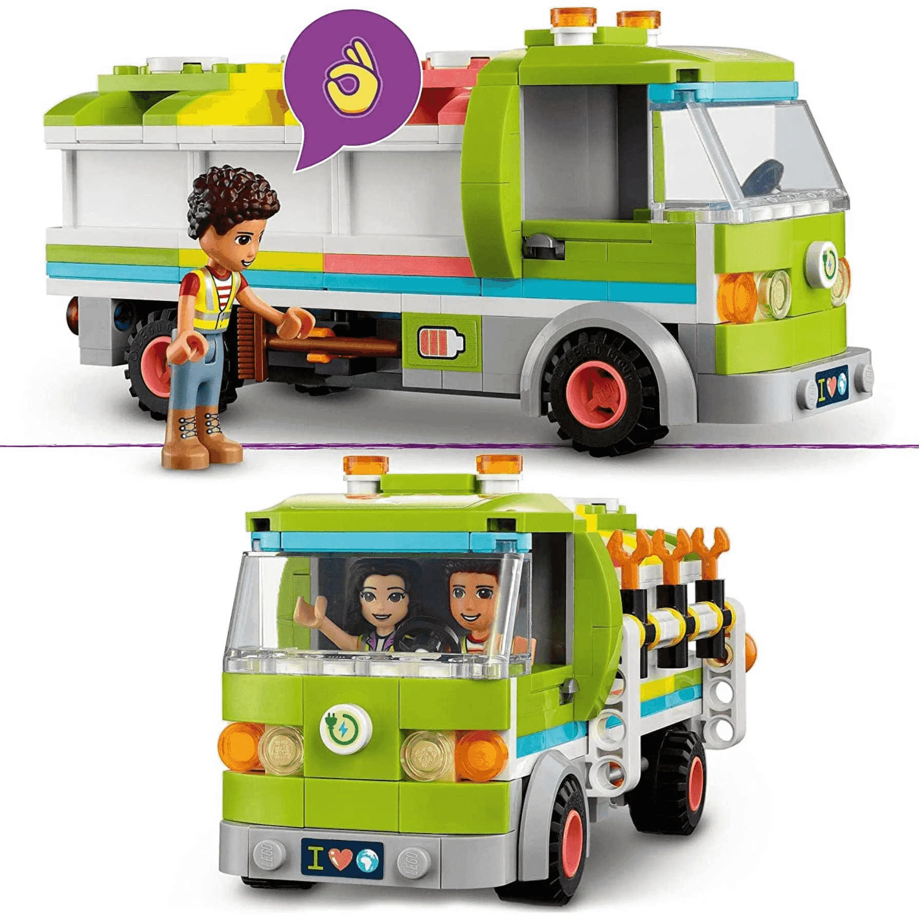 LEGO Friends Camión de Reciclaje 41712 - Image 5