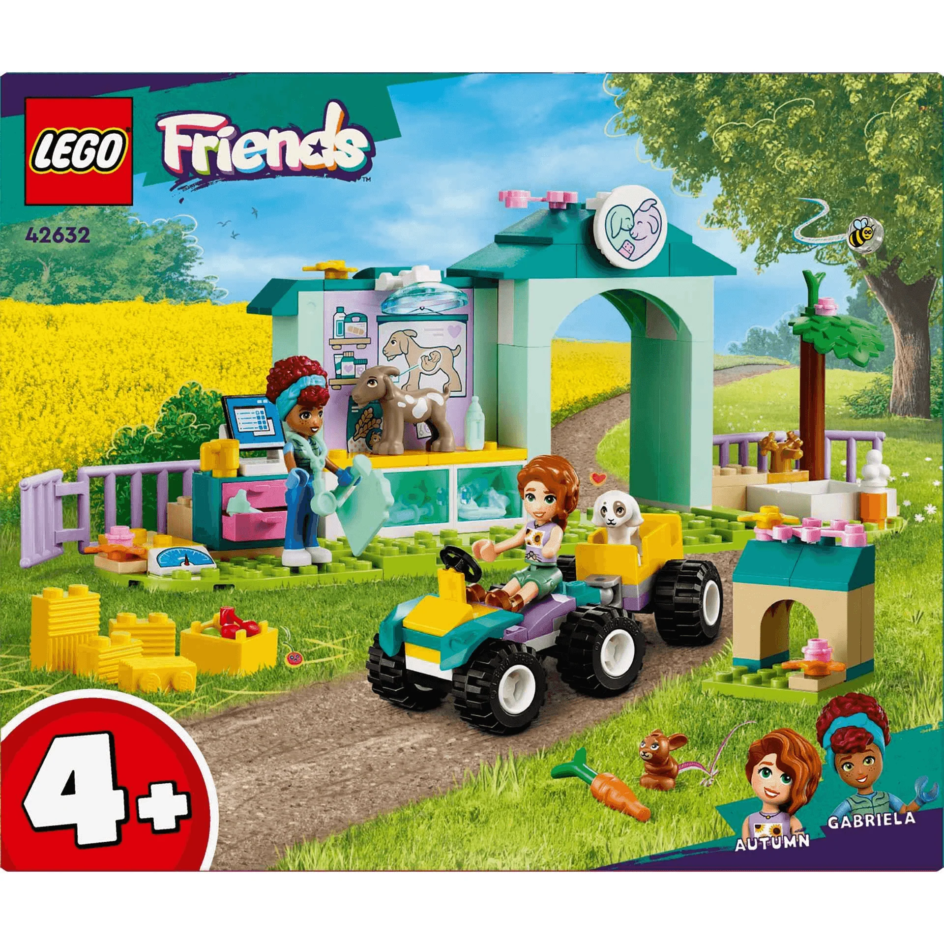 LEGO Friends Clínica Veterinaria de Animales de Granja Juguete 42632 - Image 3
