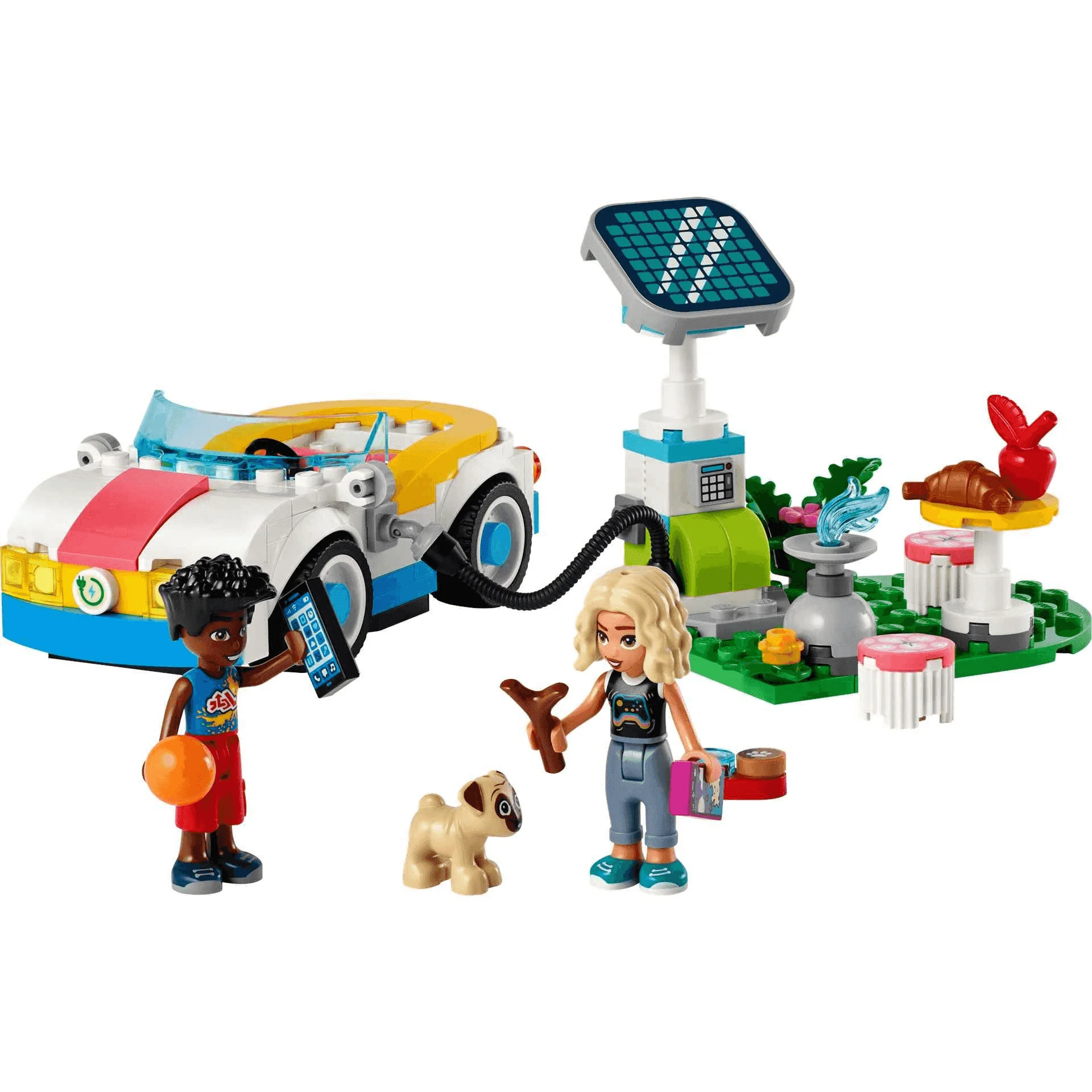 LEGO Friends Coche Eléctrico y Cargador Juguete 42609 - Image 2