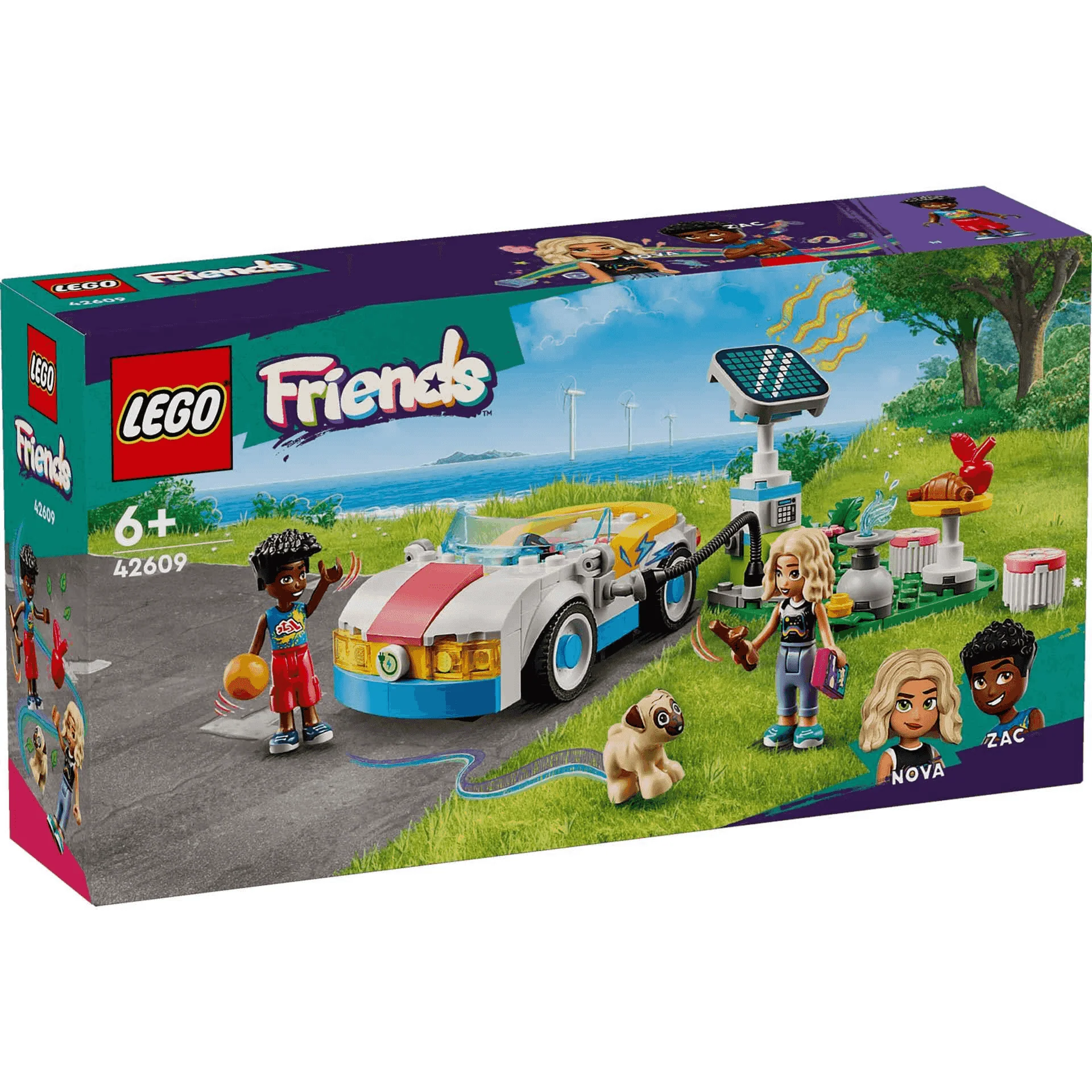 LEGO Friends Coche Eléctrico y Cargador Juguete 42609 - Image 5