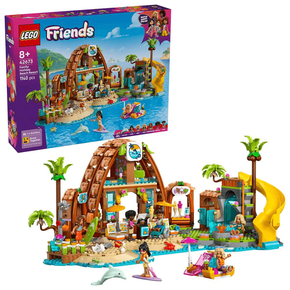 LEGO Friends Hotel de Vacaciones Familiares en la Playa 42673 (1140 piezas) - 8+ años - Image 2