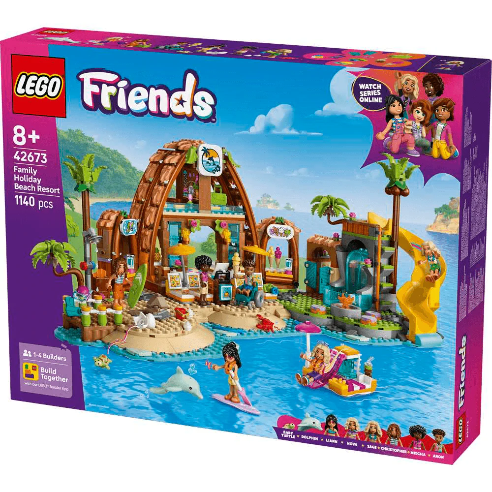 LEGO Friends Hotel de Vacaciones Familiares en la Playa 42673 (1140 piezas) - 8+ años - Image 3