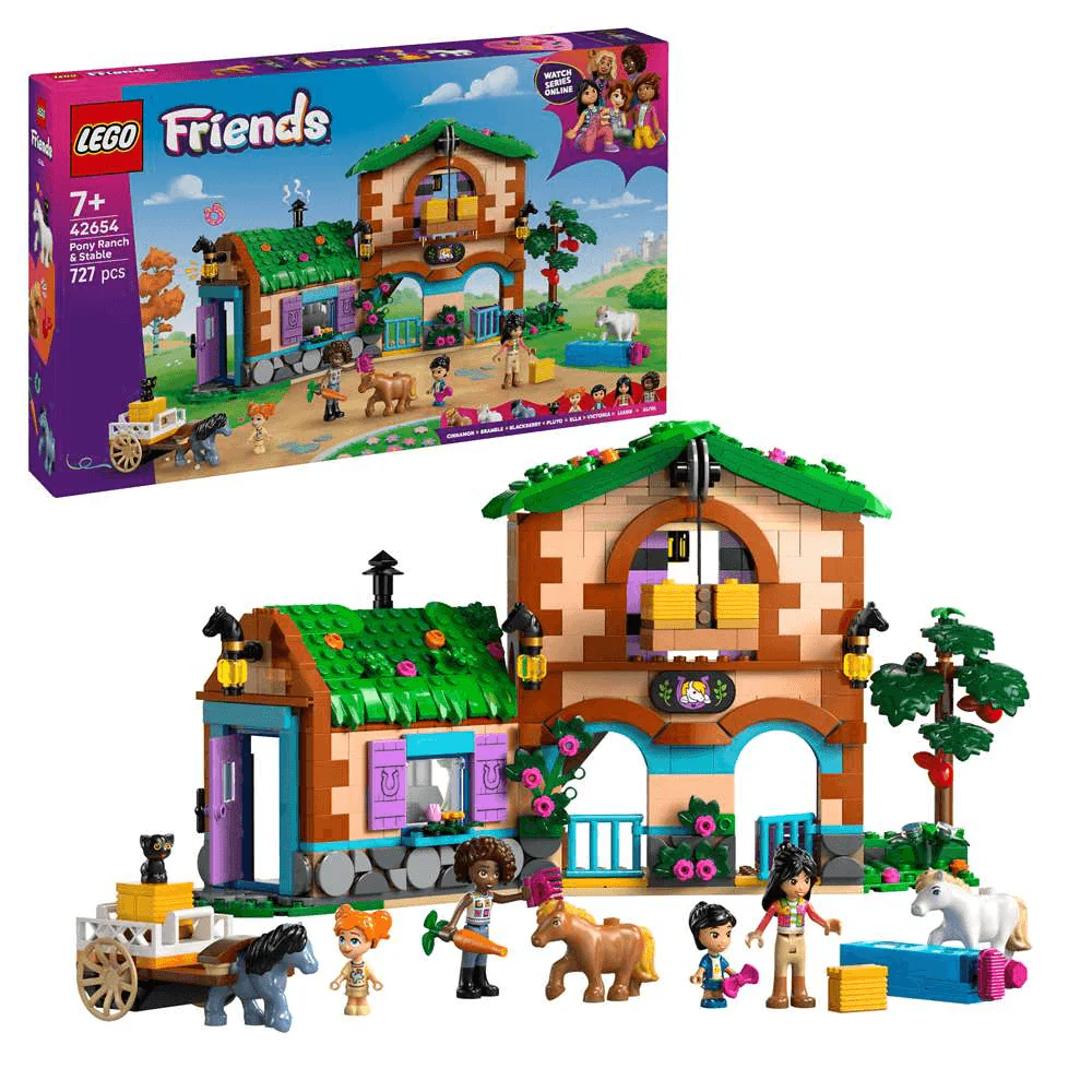 LEGO Friends Rancho y Establo de Ponis Set de Juego 42654 (727 piezas) - 7+ años - Image 2