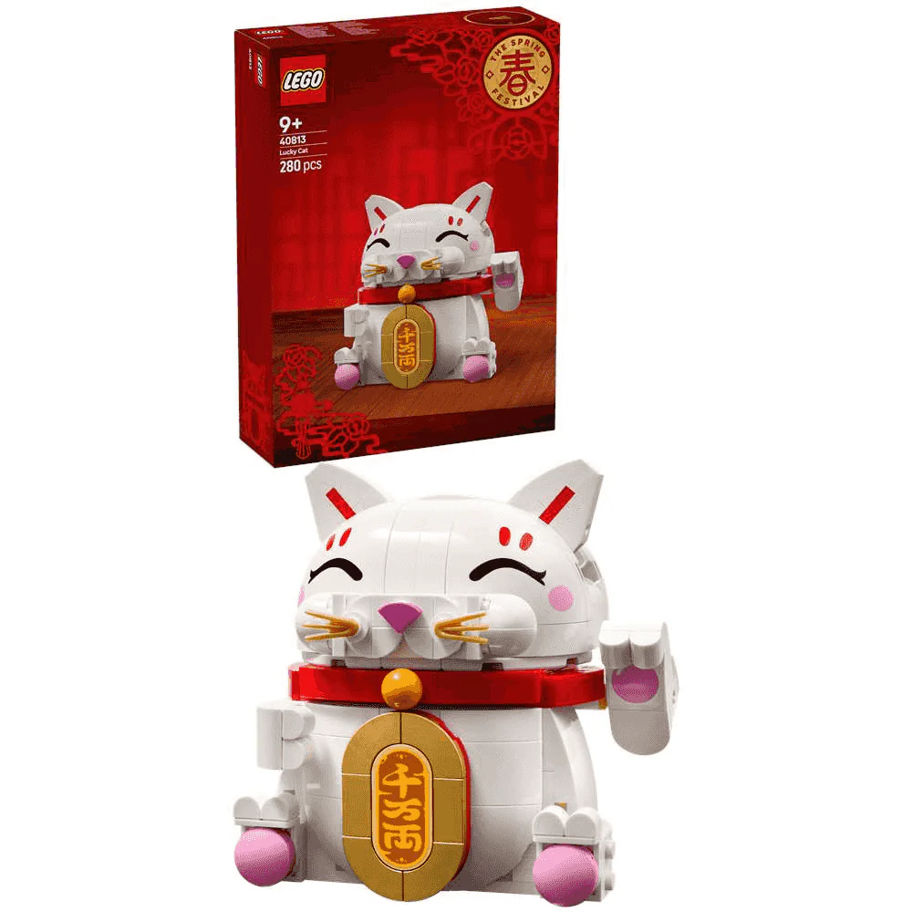 LEGO Gato de la Buena Suerte Kit de construcción y pieza decorativa 40813