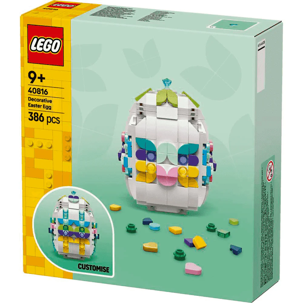 LEGO Huevo de Pascua Decorativo Kit de construcción, juguete y regalo para la primavera 40816 - Image 3
