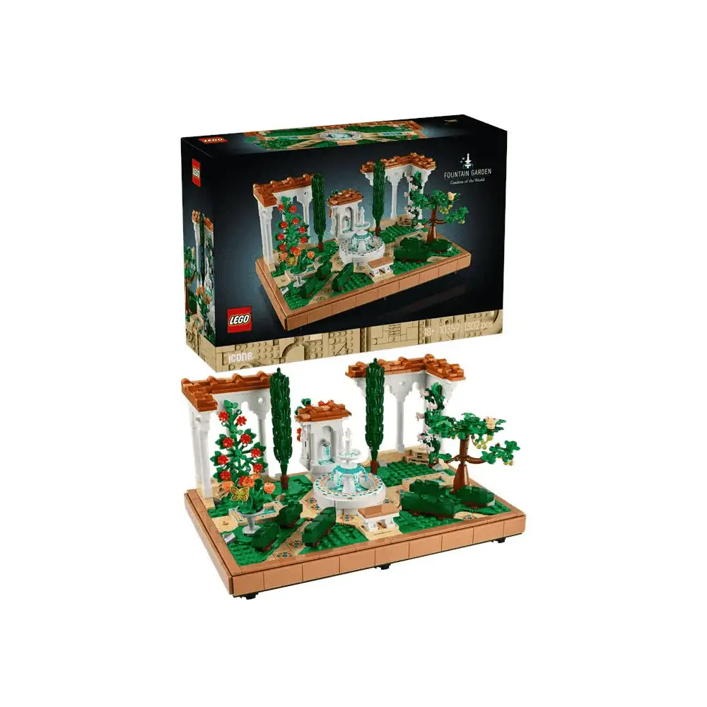 LEGO Icons Jardín con Fuente Set de construcción 10359 - Image 3