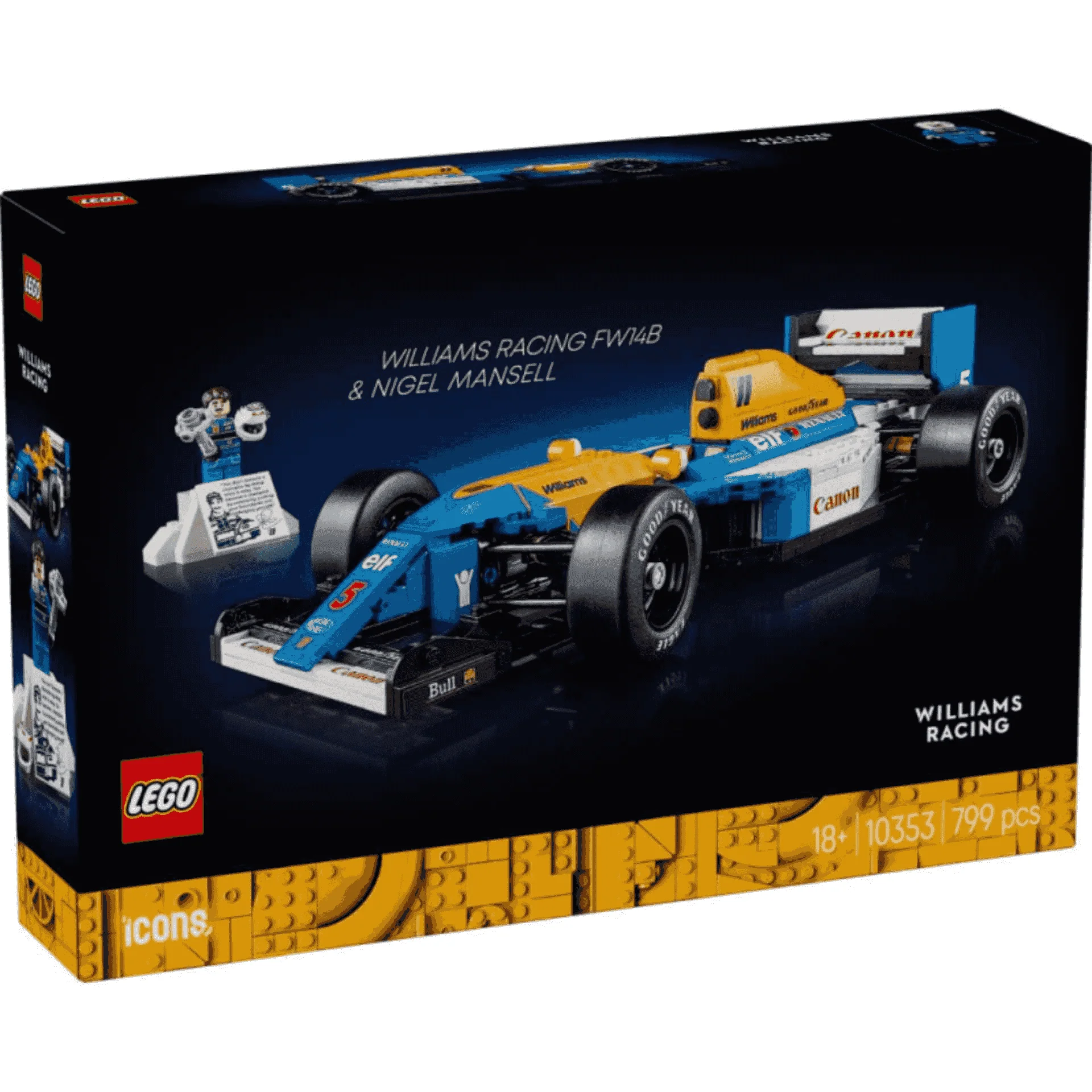 LEGO Icons Williams Racing FW14B - Image 2