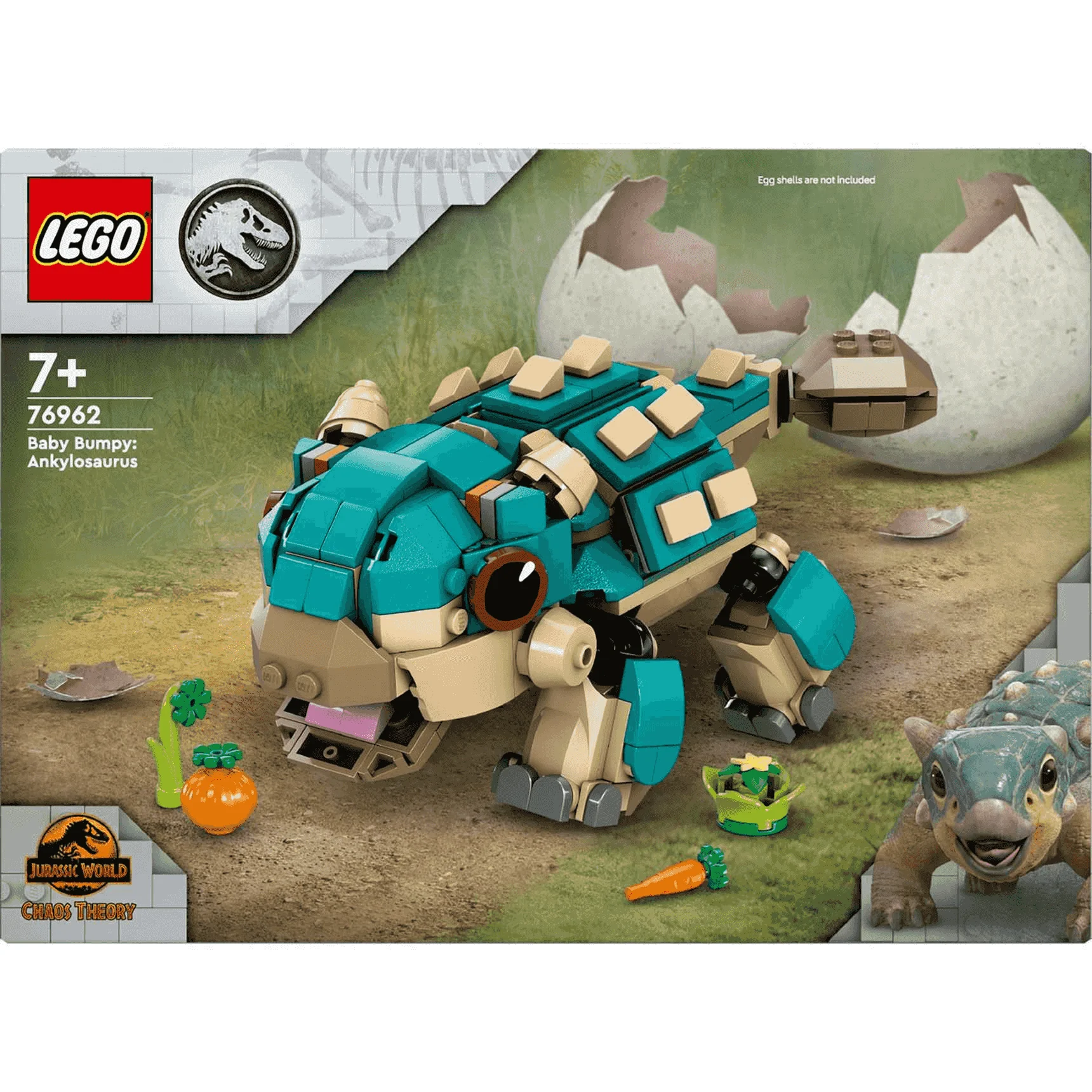 LEGO Jurassic World Bumpy Bebé: Ankylosaurus Juguete 76962 - Image 3