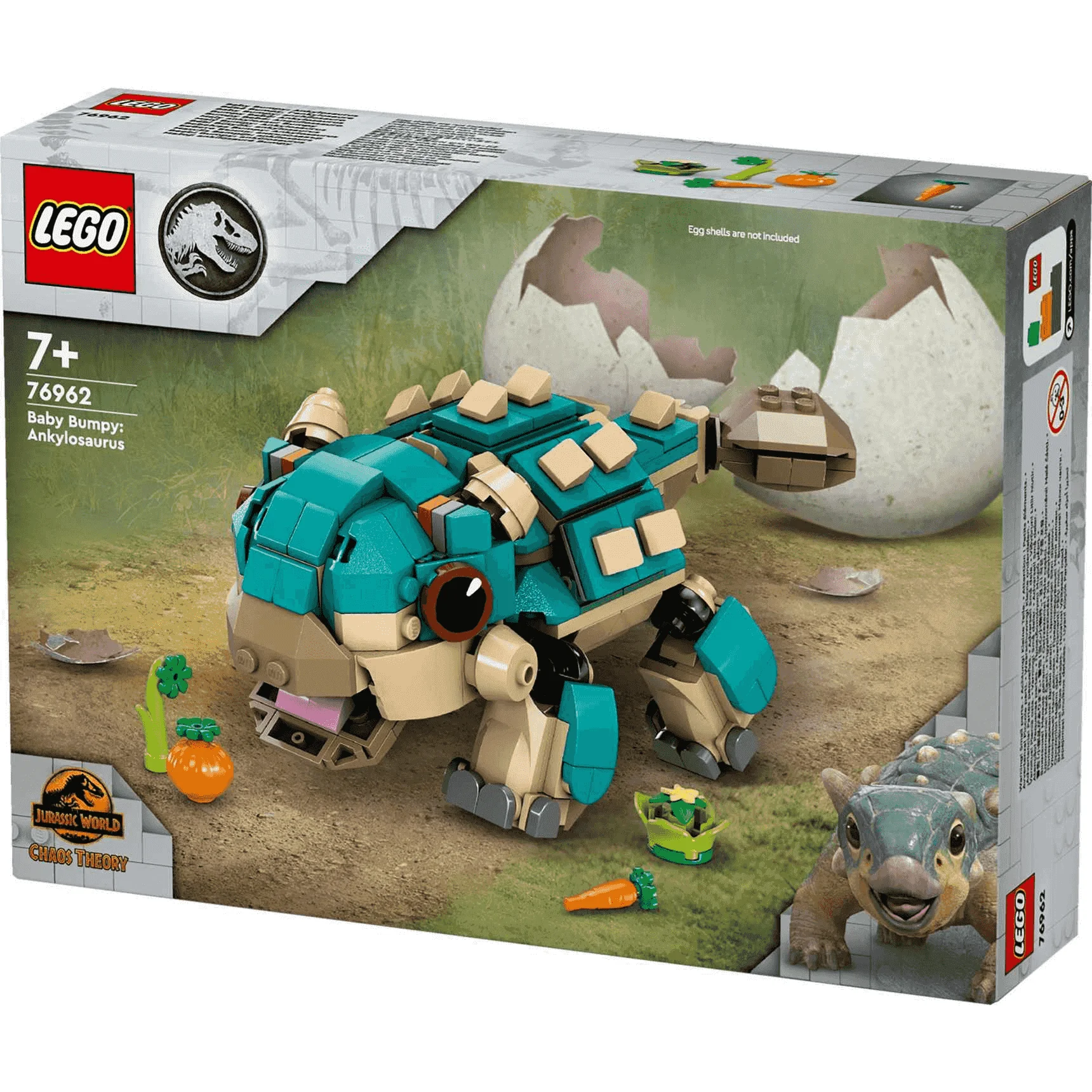 LEGO Jurassic World Bumpy Bebé: Ankylosaurus Juguete 76962 - Image 4