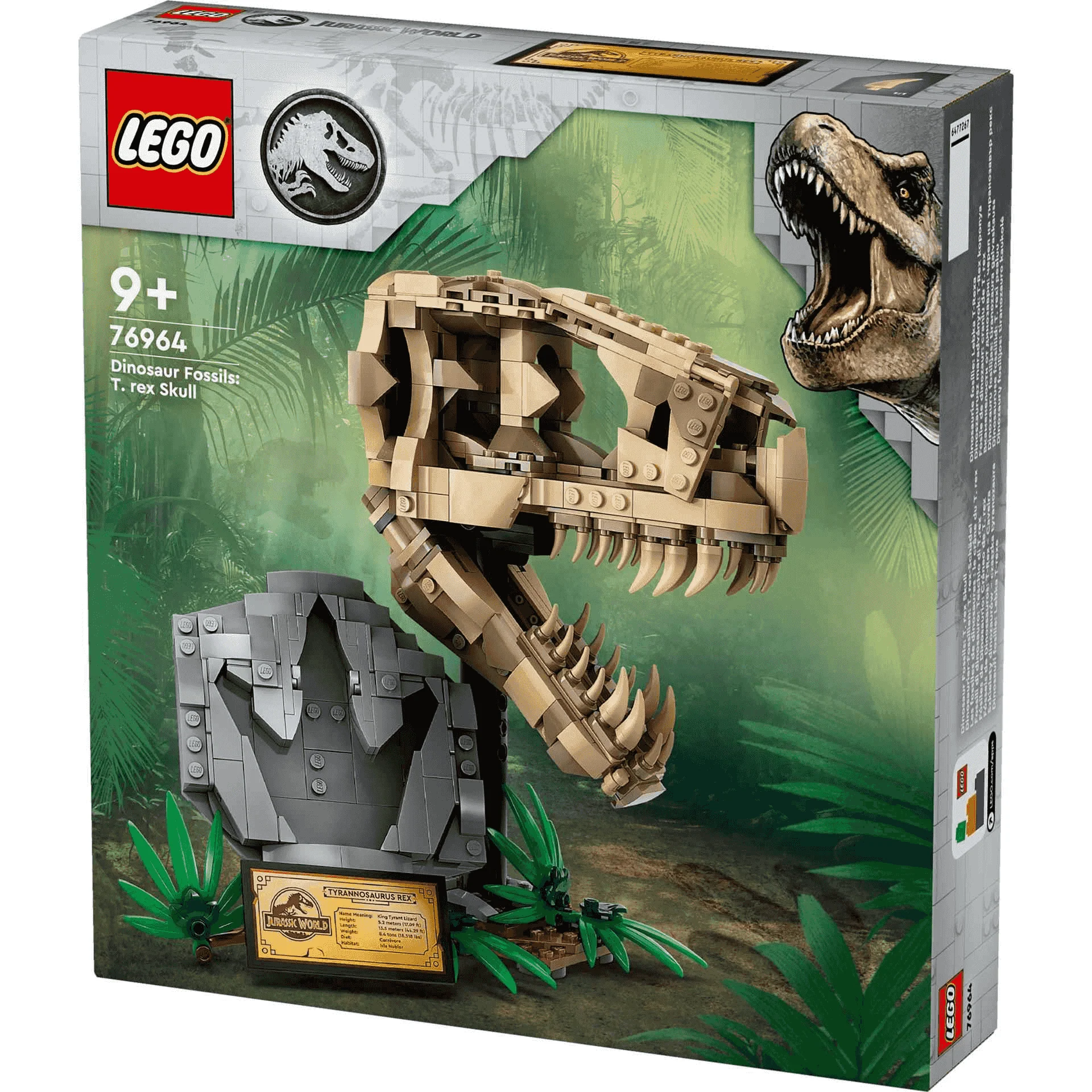 LEGO Jurassic World Fósiles de Dinosaurio: Cráneo de T. rex 76964 - Image 4
