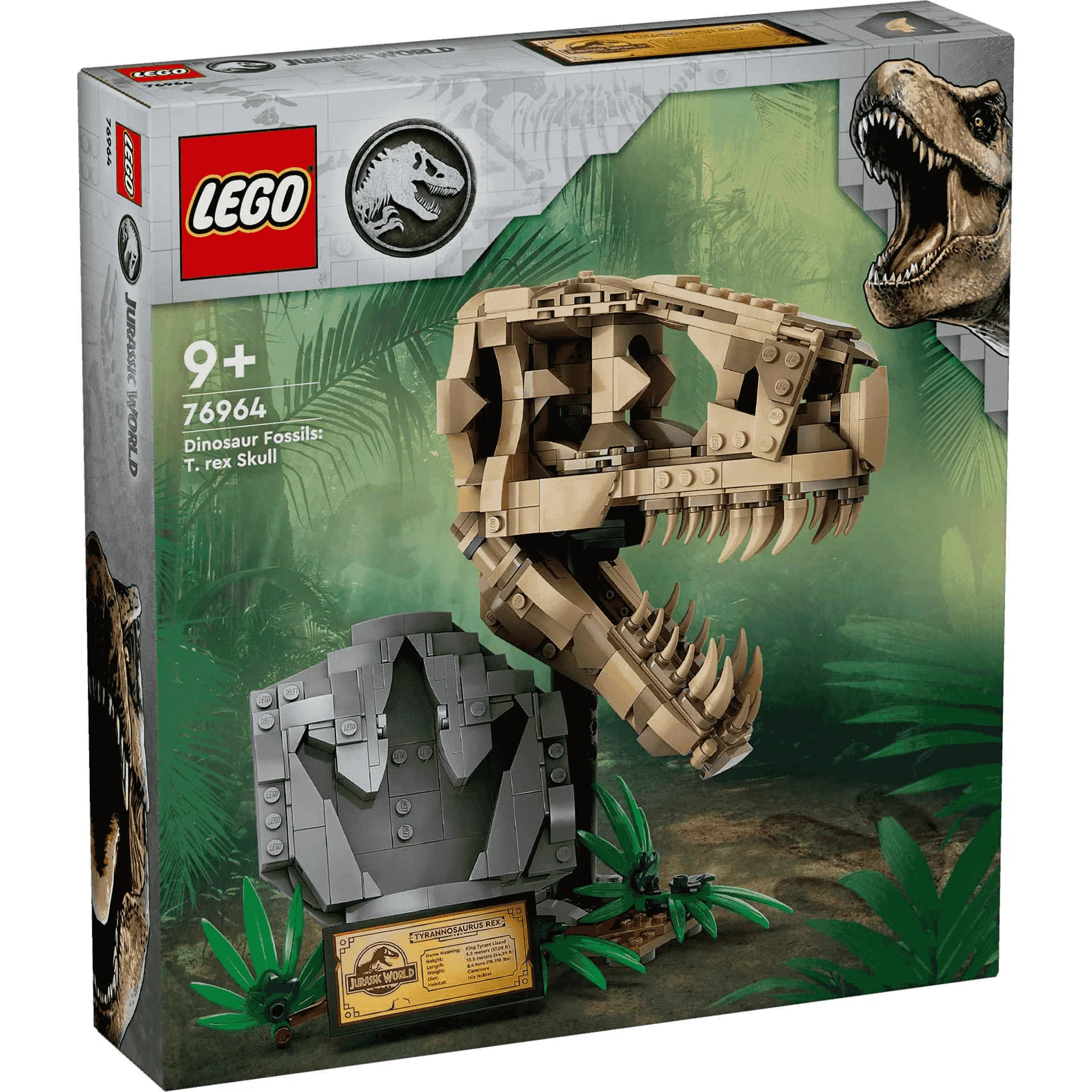 LEGO Jurassic World Fósiles de Dinosaurio: Cráneo de T. rex 76964 - Image 5