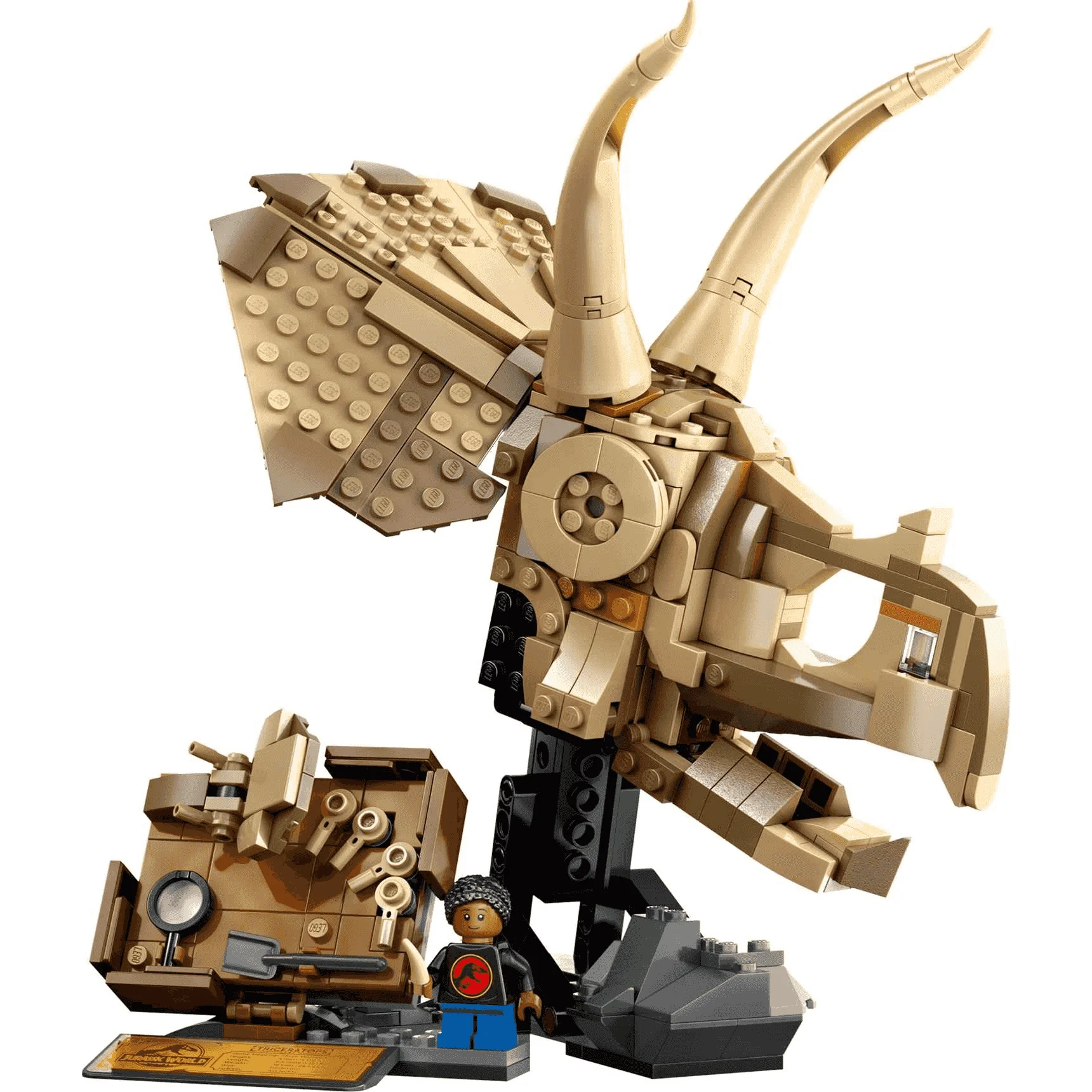 LEGO Jurassic World Fósiles de Dinosaurio: Cráneo de Triceratops 76969