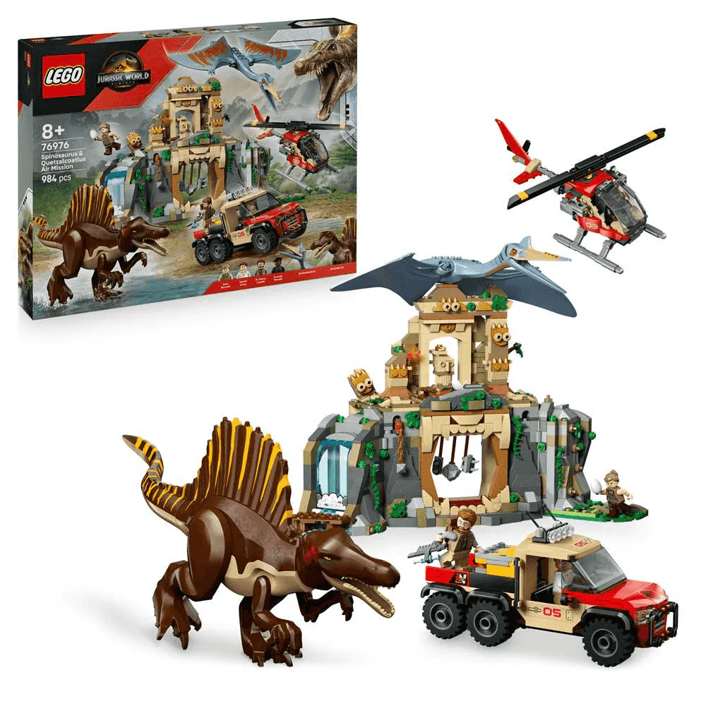 LEGO Jurassic World Misión Aérea: Spinosaurus y Quetzalcoatlus 76976 - 8+ años - Image 2