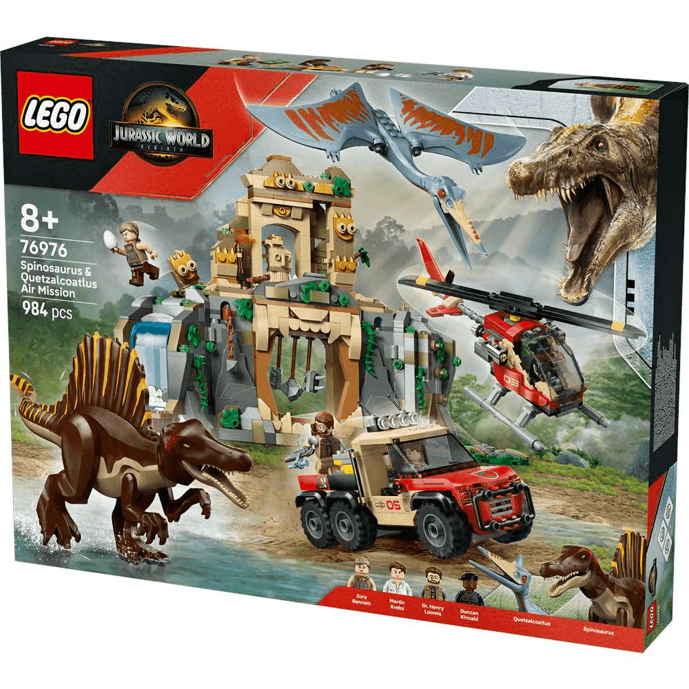 LEGO Jurassic World Misión Aérea: Spinosaurus y Quetzalcoatlus 76976 - 8+ años - Image 3
