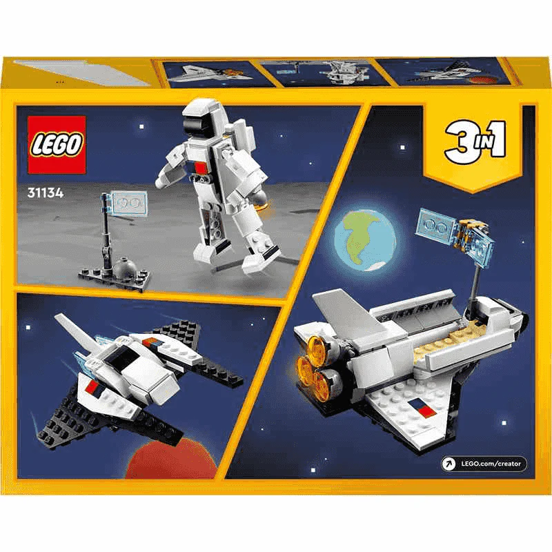 Set de juguetes de construcción LEGO Creator 31134 Lanzadera Espacial (144 piezas)