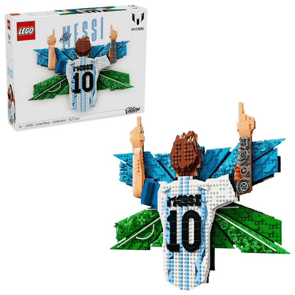 LEGO Lionel Messi Celebración 43018 – Cuadro 3D de Fútbol 1427 piezas (14+) - Image 2