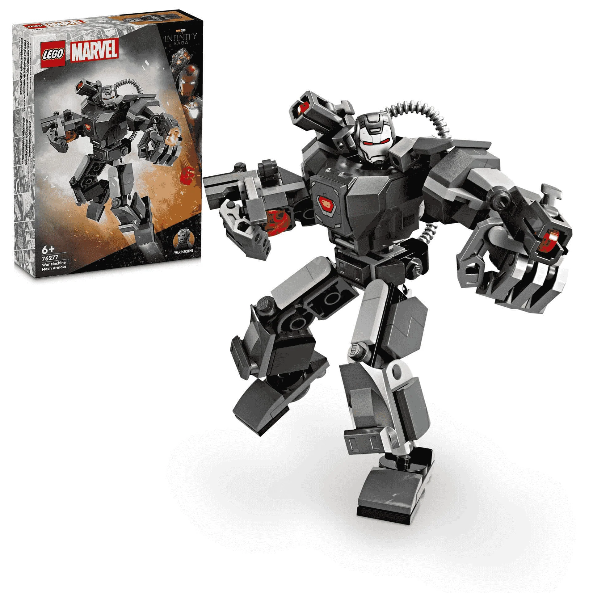 LEGO Marvel Armadura Robótica de Máquina de Guerra Juguete de construcción 76277